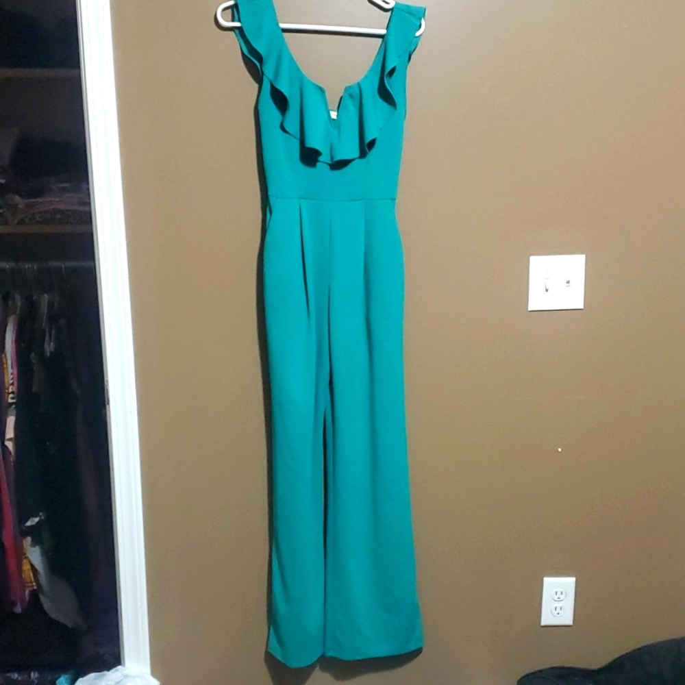 Aqua green jumpsuit